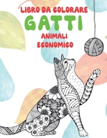 Libro da colorare - Economico - Animali - Gatti B08R77SWWV Book Cover