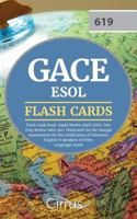 GACE ESOL Flash Cards Book 2019-2020 : Rapid Review GACE ESOL Test Prep Review with 300+ Flashcards for the Georgia Assessments for the Certification of Educators Engl 1635304008 Book Cover