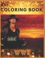 WWE: Coloring Book for Kids and Adults with Fun, Easy, and Relaxing B08RKN1LX2 Book Cover