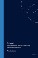 Mimesis: Plato's Doctrine of Artistic Imitation and Its Meaning to Us 9004035567 Book Cover