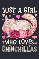Just a Girl Who Loves Chinchillas: Chinchilla Lined Notebook, Journal, Organizer, Diary, Composition Notebook, Gifts for Chinchilla Lovers 1674182791 Book Cover