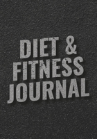 Diet & Fitness Journal: 90 Day Men's Weight Loss Notebook and Daily Fitness Log 1676078010 Book Cover