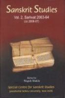 Sanskrit Studies v. 2 Samvat 2063-64 CE 2006-7 8124604339 Book Cover