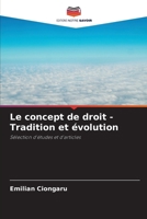 Le concept de droit - Tradition et évolution (French Edition) 6209705782 Book Cover