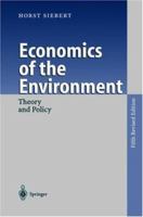 Economics of the environment 364209287X Book Cover