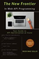 The New Frontier in Web API Programming 1365230848 Book Cover
