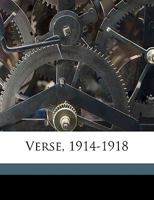 Verse, 1914-1918 1176112090 Book Cover