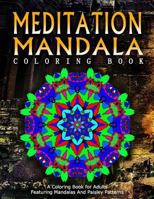 Meditation Mandala Coloring Book - Vol.18: Women Coloring Books for Adults 1530464145 Book Cover