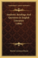 Students' Readings and Questions in English Literature 1021713384 Book Cover
