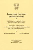 Tales from Luristan (Harvard Iranian Series) 0674867807 Book Cover