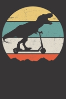 Notebook: T-Rex Scooter Dot Grid 6x9 120 Pages 1088653693 Book Cover