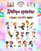 Roliga sporter - Målarbok för barn - Kreativa och glada illustrationer för att marknadsföra sport: Rolig samling av bedårande sportscener för barn B0CKWNLVK9 Book Cover