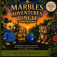 Marbles Adventures: Jungle Dyslexic Friendly Edition B0H2PCPBM1 Book Cover