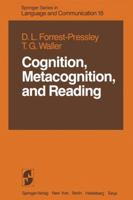 Cognition, Metacognition, and Reading 1461297575 Book Cover