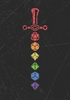 RPG Journal: Mixed Role Playing Gamer Paper (College Ruled, Graph, Hex): Adventurer's Piercing Sword of Dice 1709948825 Book Cover