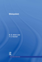 Malayalam (Descriptive Grammars) 0415643813 Book Cover