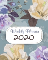 2020 Weekly Planner: 12 Month, Weekly Monthly Appointment Calendar, Agenda Schedule Organizer Journal, Flower Vintage 1676498230 Book Cover