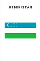 Uzbekistan: Country Flag A5 Notebook to write in with 120 pages 1675638780 Book Cover