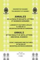 Annales Vol 26: Langues et cultures locales à l'ère de la décentralisation au Cameroun (French Edition) 9956459828 Book Cover