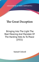 The Great Deception 1021977098 Book Cover