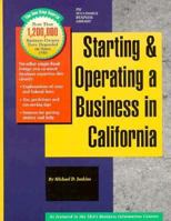 Starting and Operating a Business in California: A Step-By-Step Guide (Starting and Operating a Business In...) 1555713726 Book Cover