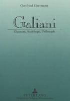 Galiani: Oekonom, Soziologe, Philosoph 3631310412 Book Cover