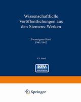 Wissenschaftliche Veroffentlichungen Aus Den Siemens-Werken 3642988350 Book Cover