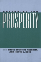 Governing for Prosperity 0300080182 Book Cover