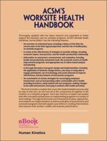 ACSM's Worksite Health Handbook: A Guide to Building Healthy and Productive Companies (American College of Sports Med) 0736074341 Book Cover