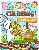Easter Coloring Book for Kids ages 4-8: 44 Funny Animals with their Easter Eggs to color | Easter activity book for girls and boys | Religious christian Gifts for a Happy Easter B08Z9JJMN2 Book Cover