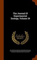 The Journal of Experimental Zoology, Volume 29 1278287388 Book Cover
