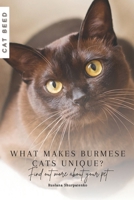 What makes Burmese cats unique?: Find out more about your pet B0CR47M1ZZ Book Cover