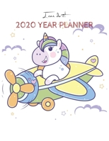 I Can Do It 2020 Year Planner: Unicorn Is Real Dream Come True Unicorn Kawaii Unicorn Monthly and Yearly Planner Blank Lined Themed Year Planner ... 110 Pages for Learning Professional Business 1674626304 Book Cover