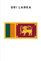 Sri Lanka: Country Flag A5 Notebook to write in with 120 pages 1698475098 Book Cover