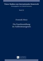 Die Familienstiftung Im Auensteuergesetz 363171372X Book Cover