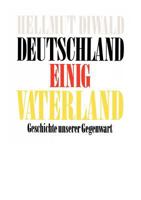 Deutschland einig Vaterland 3833454636 Book Cover