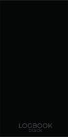 Logbook black: 200 Page back pocket journal made for men. Simple Lined Journal- 4 X 7.5 B0G5X48TR4 Book Cover