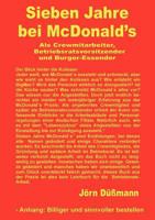 Sieben Jahre bei McDonald's 3839131375 Book Cover