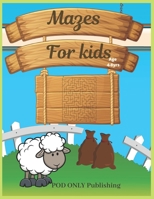 Mazes For Kids: Vol. 5 Beautiful Funny Maze Book Is A Great Idea For Family Mom Dad Teen & Kids To Sharp Their Brain And Gift For Birthday Anniversary Puzzle Lovers Or Holidays Travel Trip 1677055391 Book Cover