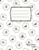 Bloc-notes en blanc: Vintage bird - format A4 - 112 pages - carnet de notes avec registre - id�al comme agenda, carnet de croquis, carnet de croquis, carnet � dessin ou � colorier vide 1079524460 Book Cover