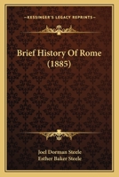 Brief History of Rome 1022835564 Book Cover