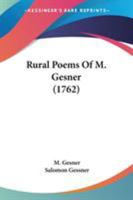 Rural Poems Of M. Gesner 054858625X Book Cover