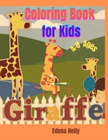 Giraffe Coloring Book: for Kids 4-8 Ages -Gift for kids -activity Books. B08NLNZHKC Book Cover