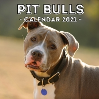 Pit Bulls: 2021 Calendar, Cute Gift Idea For Pit Bull Lovers Or Owners Men And Women B08SB4ZZ57 Book Cover