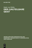 Der (un)teilbare Geist 3110129167 Book Cover