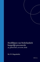 Hoofdlijnen van Nederlandsch burgerlijk procesrecht (Dutch Edition) 9004561609 Book Cover