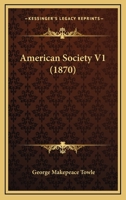 American Society V1 1164565001 Book Cover