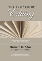 The Business of Editing 1434103692 Book Cover
