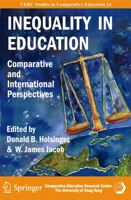 Inequality in Education: Comparative and International Perspectives 9048126517 Book Cover