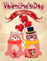 Valentines day coloring book for kids: Valentine's day coloring book for toddlers and preschool. 49 beautiful animal coloring pages valentines day activity book for kids ages 4-8. Valentines day anima B084DHDPG2 Book Cover